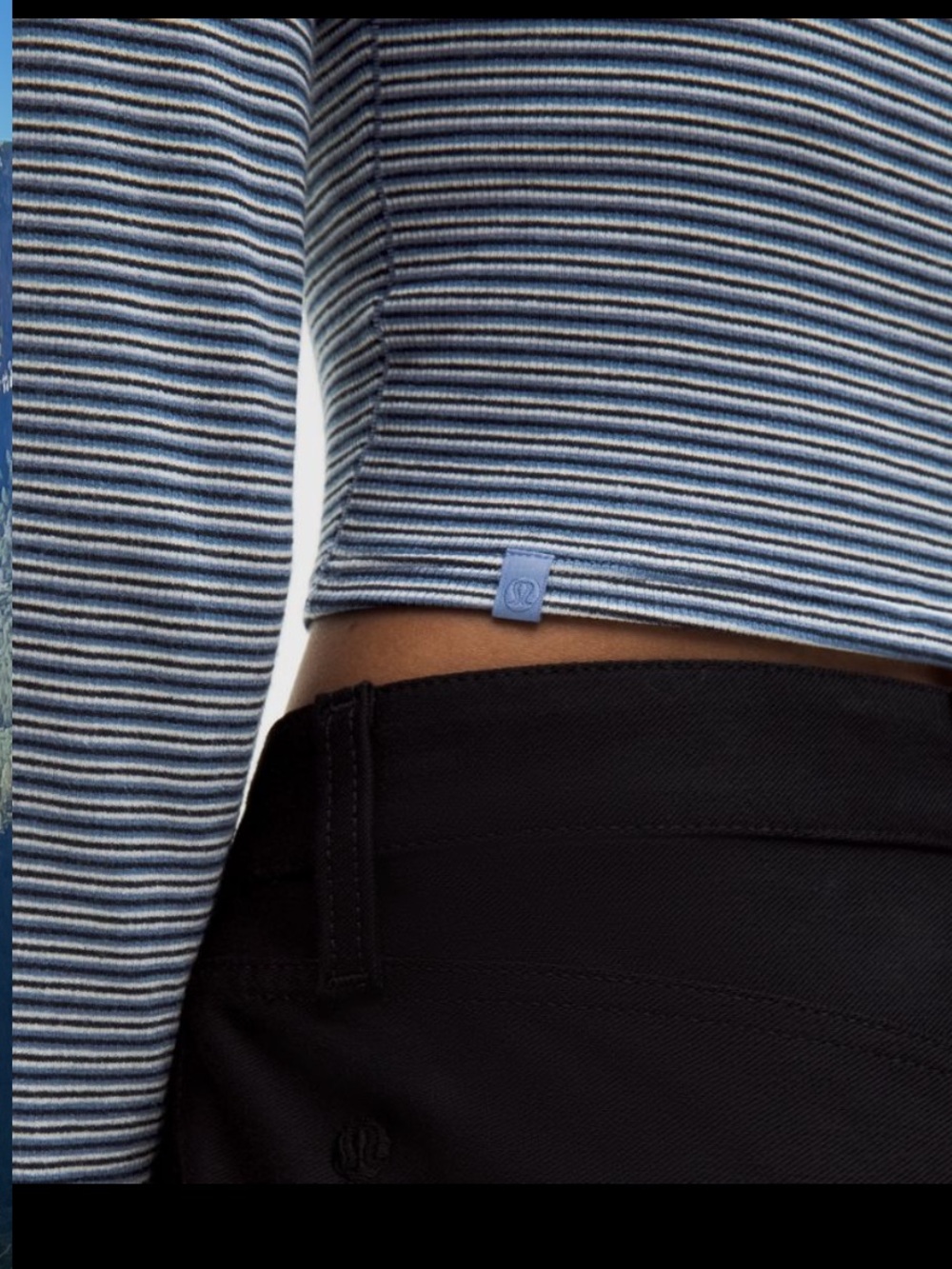 NWT LULULEMON HOLD TIGHT STRAIGHT-HEM CROPPED LONG SLEEVE SHIRT - Picture 6 of 7